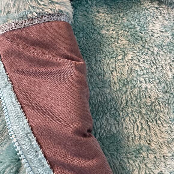 Free Country Teal Faux Fur Zip Front Vest Size Small - Picture 9 of 9